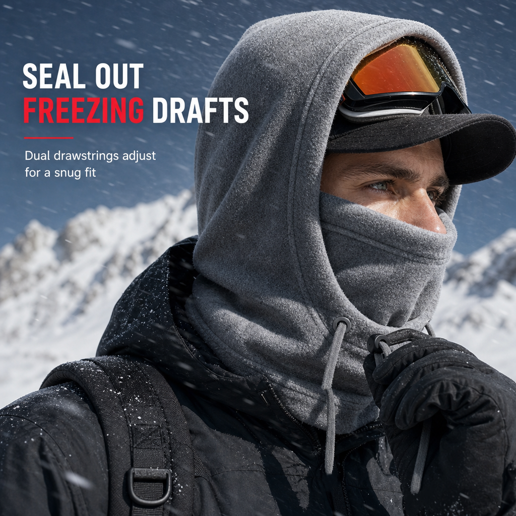 🔥 50% DE RÉDUCTION ! 🧣 Cagoule chaude pour les activités de plein air