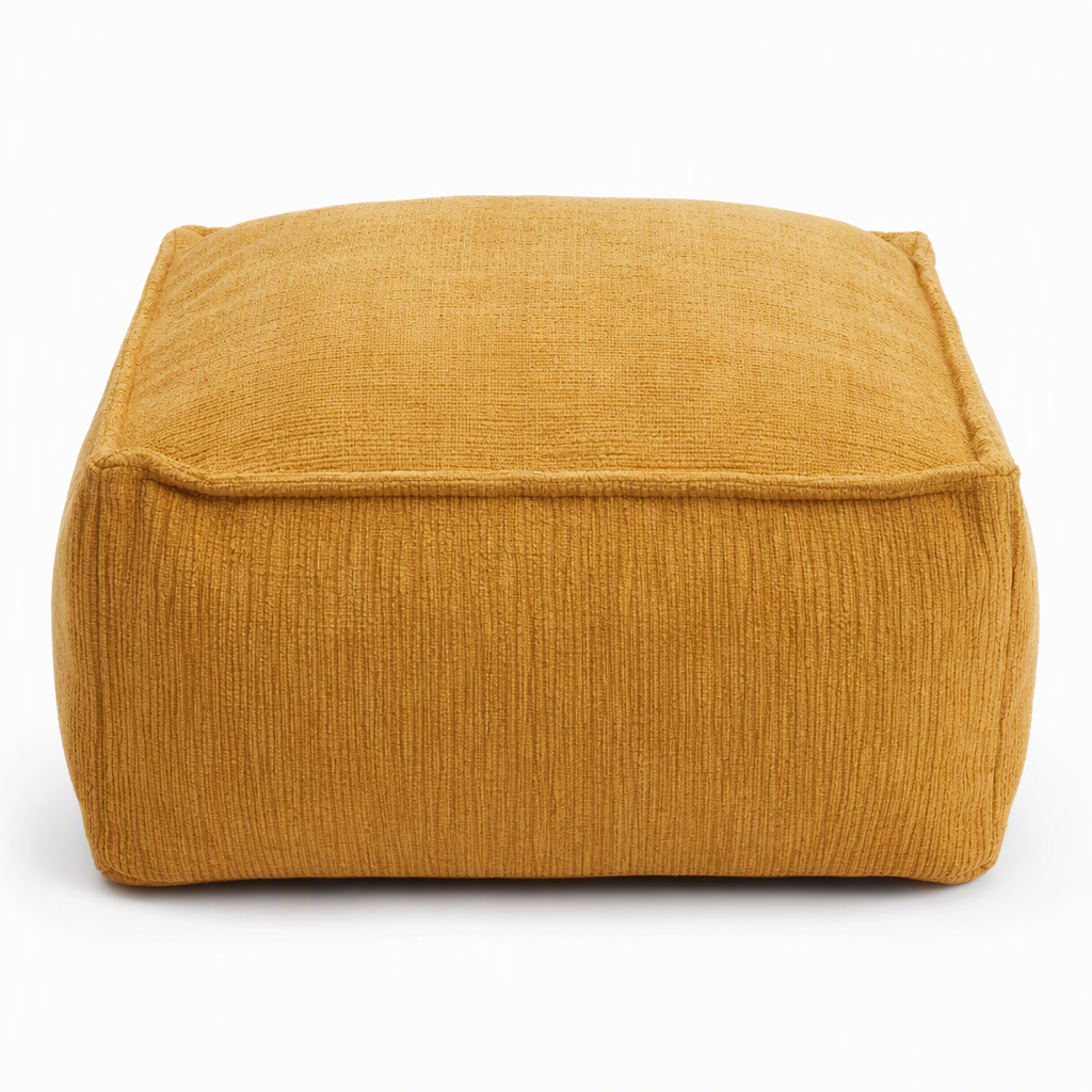 📢📢50 % DE RÉDUCTION !! ⏰ Housse pour pouf de rangement – Grande fermeture éclair, lavable, 45 x 45 x 23 cm ✨