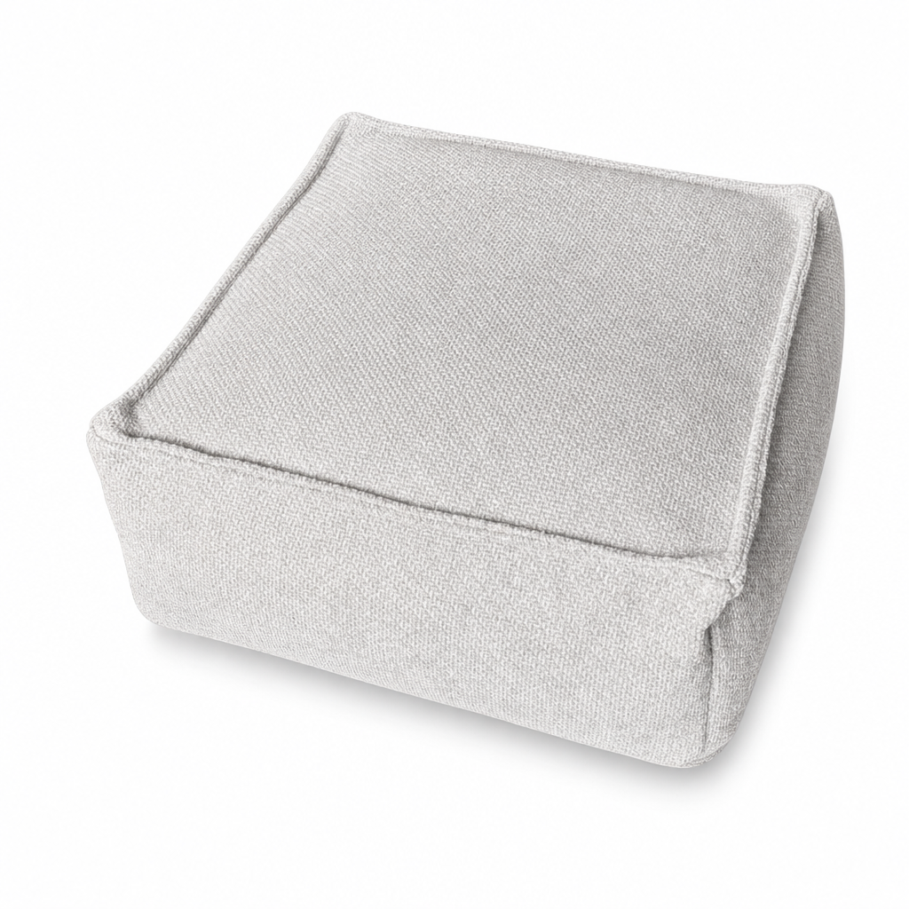 📢📢50 % DE RÉDUCTION !! ⏰ Housse pour pouf de rangement – Grande fermeture éclair, lavable, 45 x 45 x 23 cm ✨