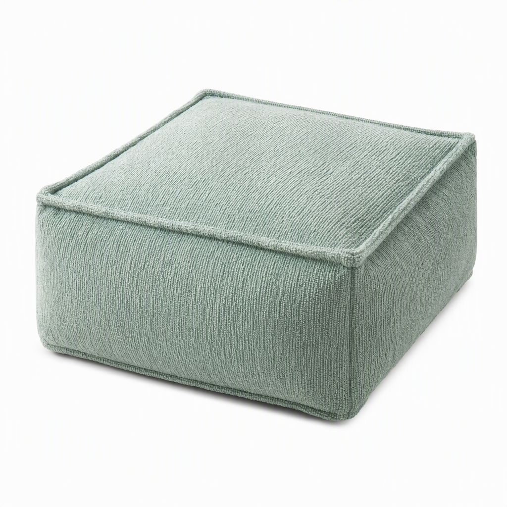 📢📢50 % DE RÉDUCTION !! ⏰ Housse pour pouf de rangement – Grande fermeture éclair, lavable, 45 x 45 x 23 cm ✨