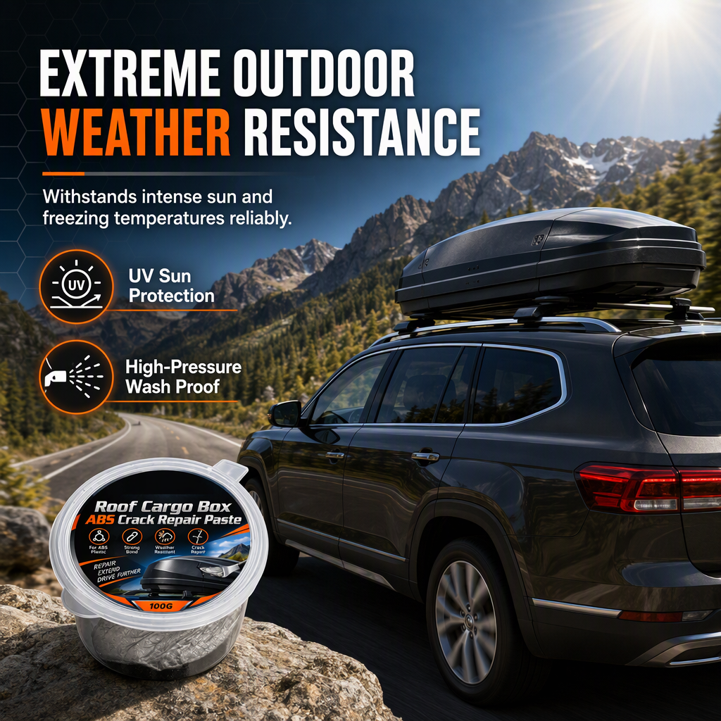 🔥 50% DE RÉDUCTION ! ✨Crème de rebouchage pour fissures sur les coffres de toit de voiture