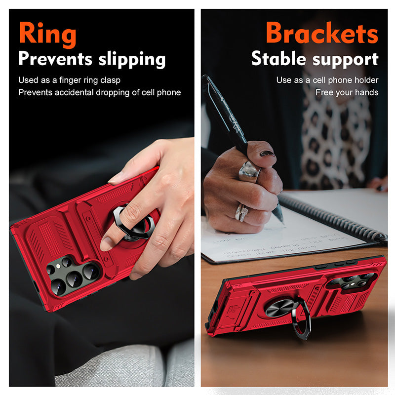 🔥 50% DE RÉDUCTION !📱 Étui porte-cartes Samsung avec support magnétiqu