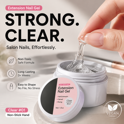 50% de Réduction – Gel Solide de Construction et Extension Ongles
