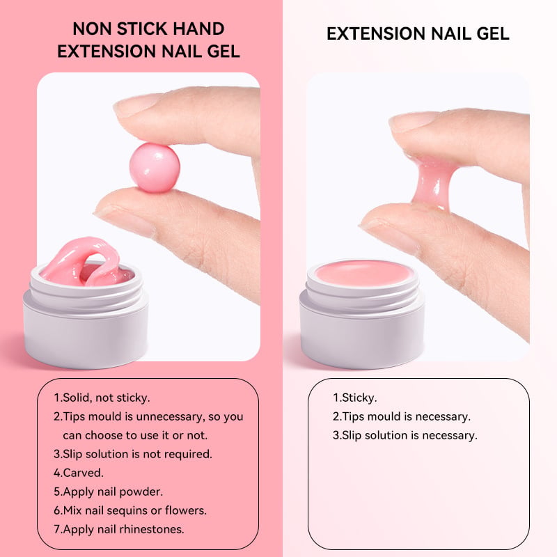 50% de Réduction – Gel Solide de Construction et Extension Ongles
