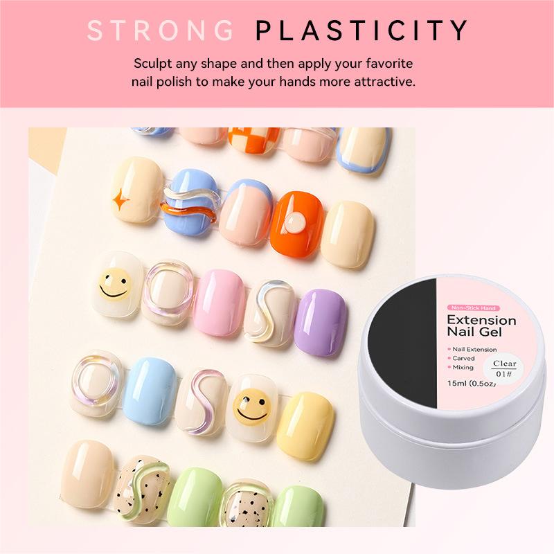 50% de Réduction – Gel Solide de Construction et Extension Ongles