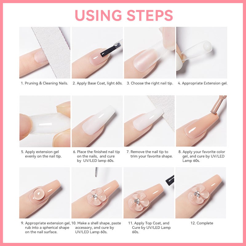 50% de Réduction – Gel Solide de Construction et Extension Ongles