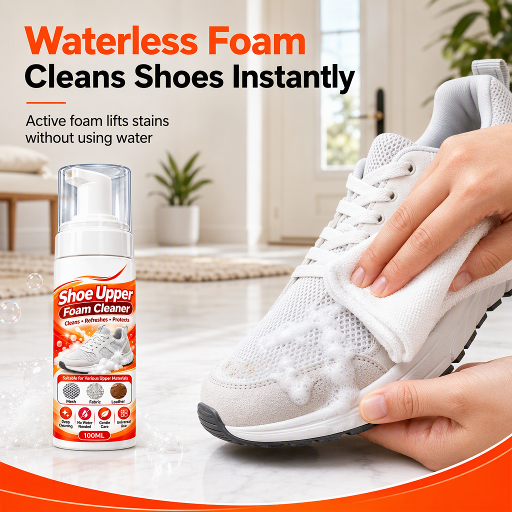 👟 Nettoyant mousse pour chaussures sans rinçage
