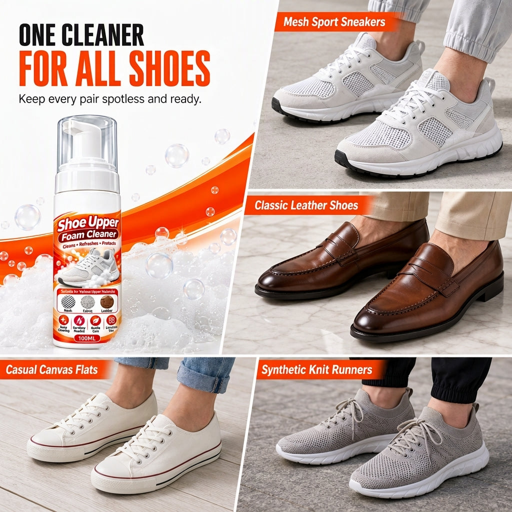 👟 Nettoyant mousse pour chaussures sans rinçage