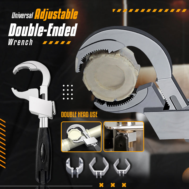 Clé universelle réglable à double tête