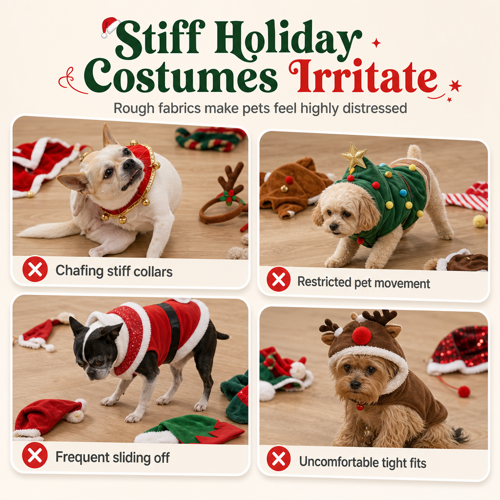 📢📢50 % DE RÉDUCTION !! ⏰Cape de Noël pour chats et chiens