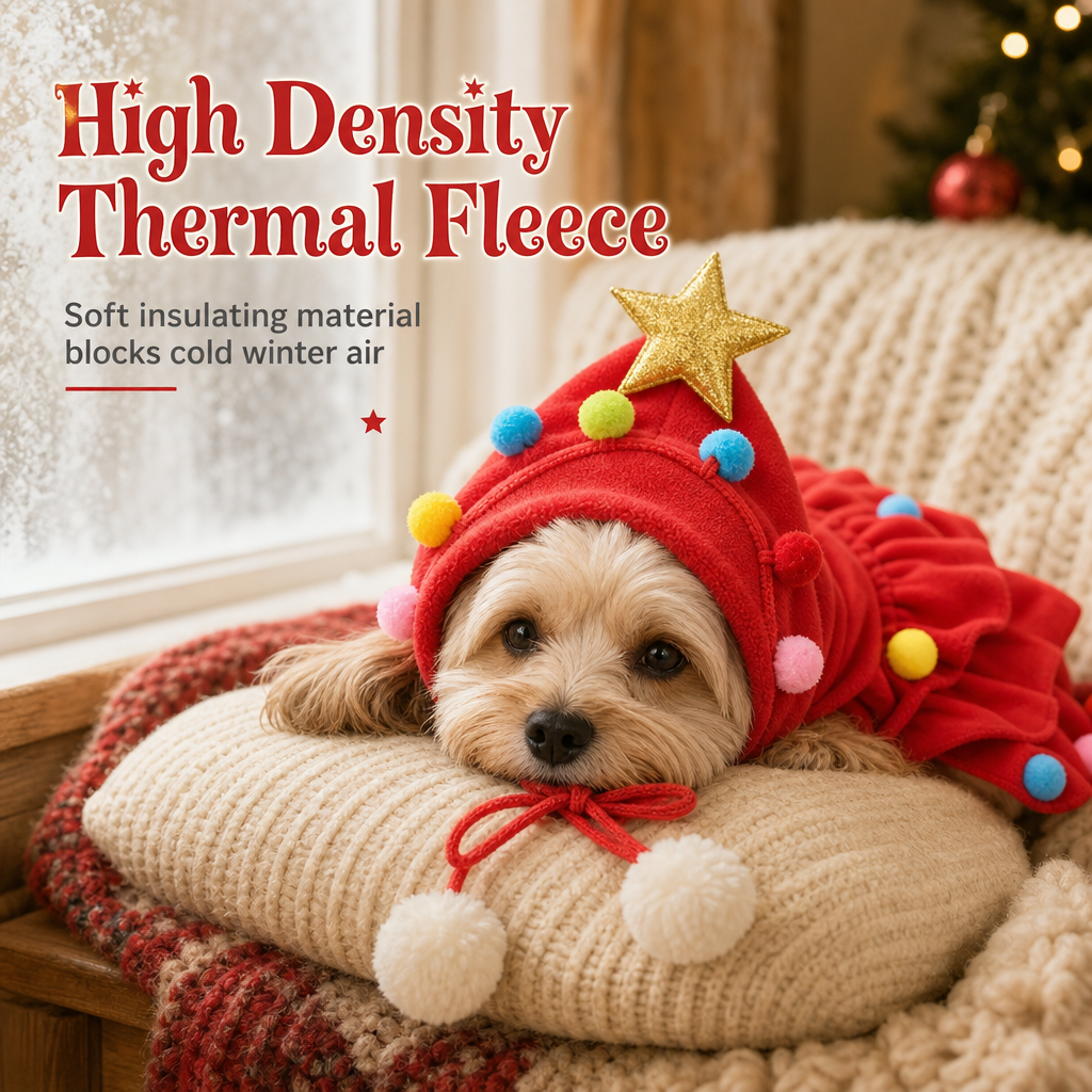 📢📢50 % DE RÉDUCTION !! ⏰Cape de Noël pour chats et chiens