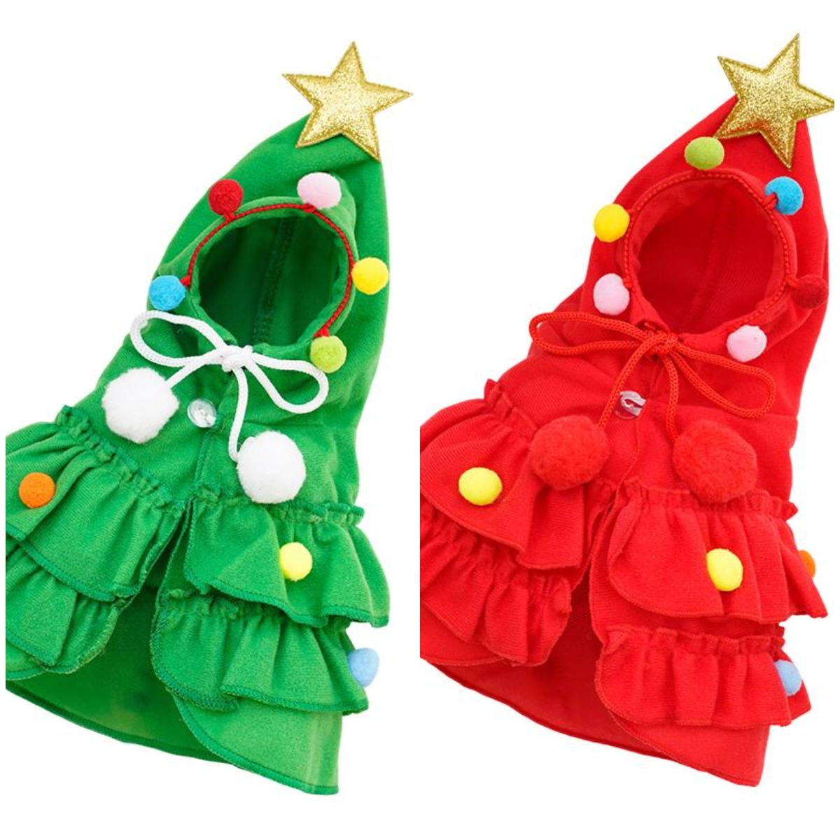 📢📢50 % DE RÉDUCTION !! ⏰Cape de Noël pour chats et chiens