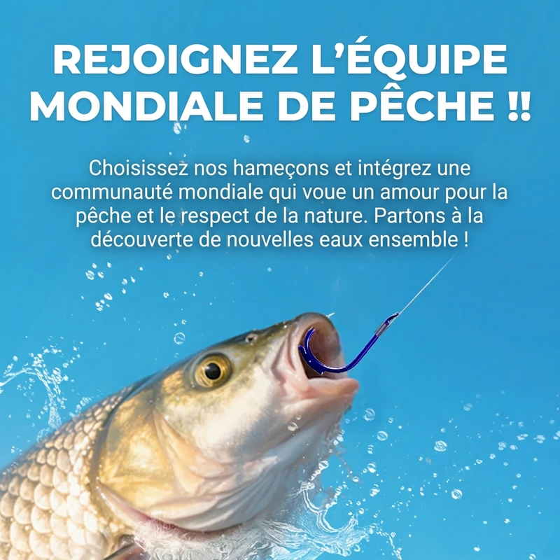 🎣 Hameçons doubles pour la pêche | Tailles #3–#12