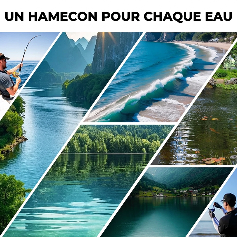 🎣 Hameçons doubles pour la pêche | Tailles #3–#12