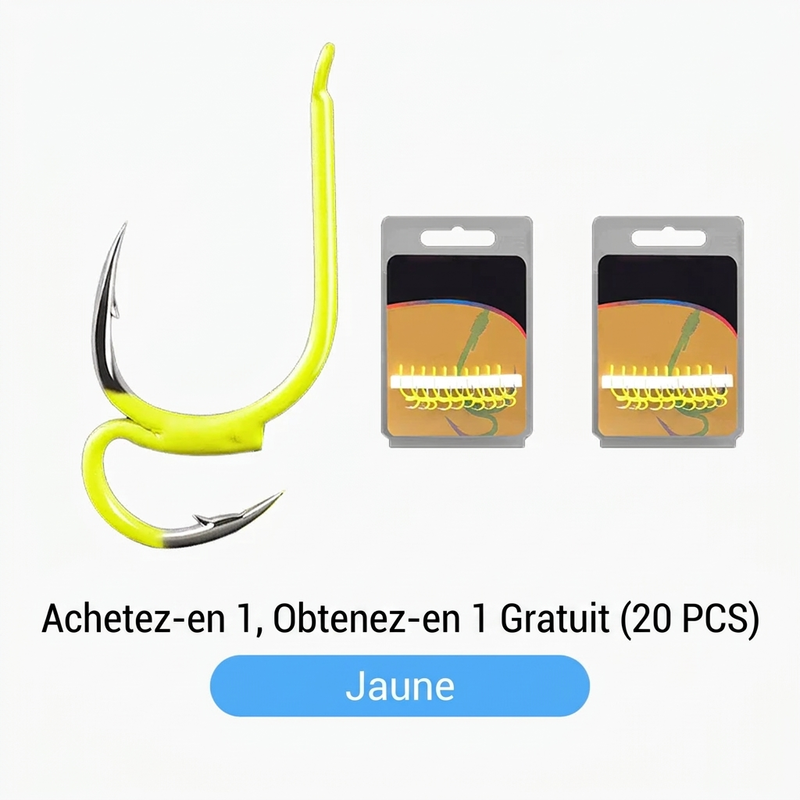 🎣 Hameçons doubles pour la pêche | Tailles #3–#12