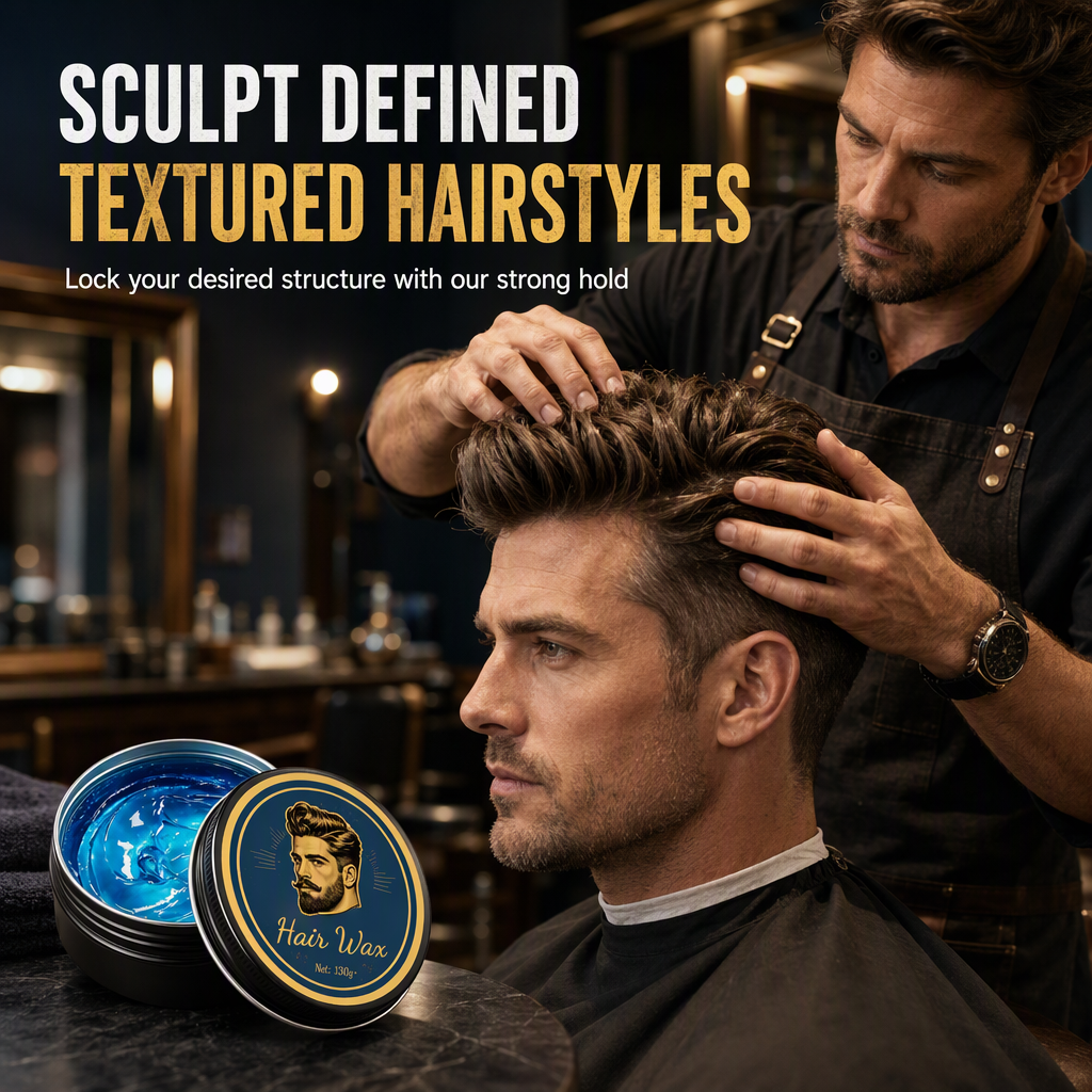 💈50 % DE RÉDUCTION EN CE MOMENT ! Cire coiffante pour homme parfumée à l'eau de Cologne, 130 g, finition mate, tenue forte, cire coiffante volumatrice, pâte coiffante soluble dans l'eau et longue tenue