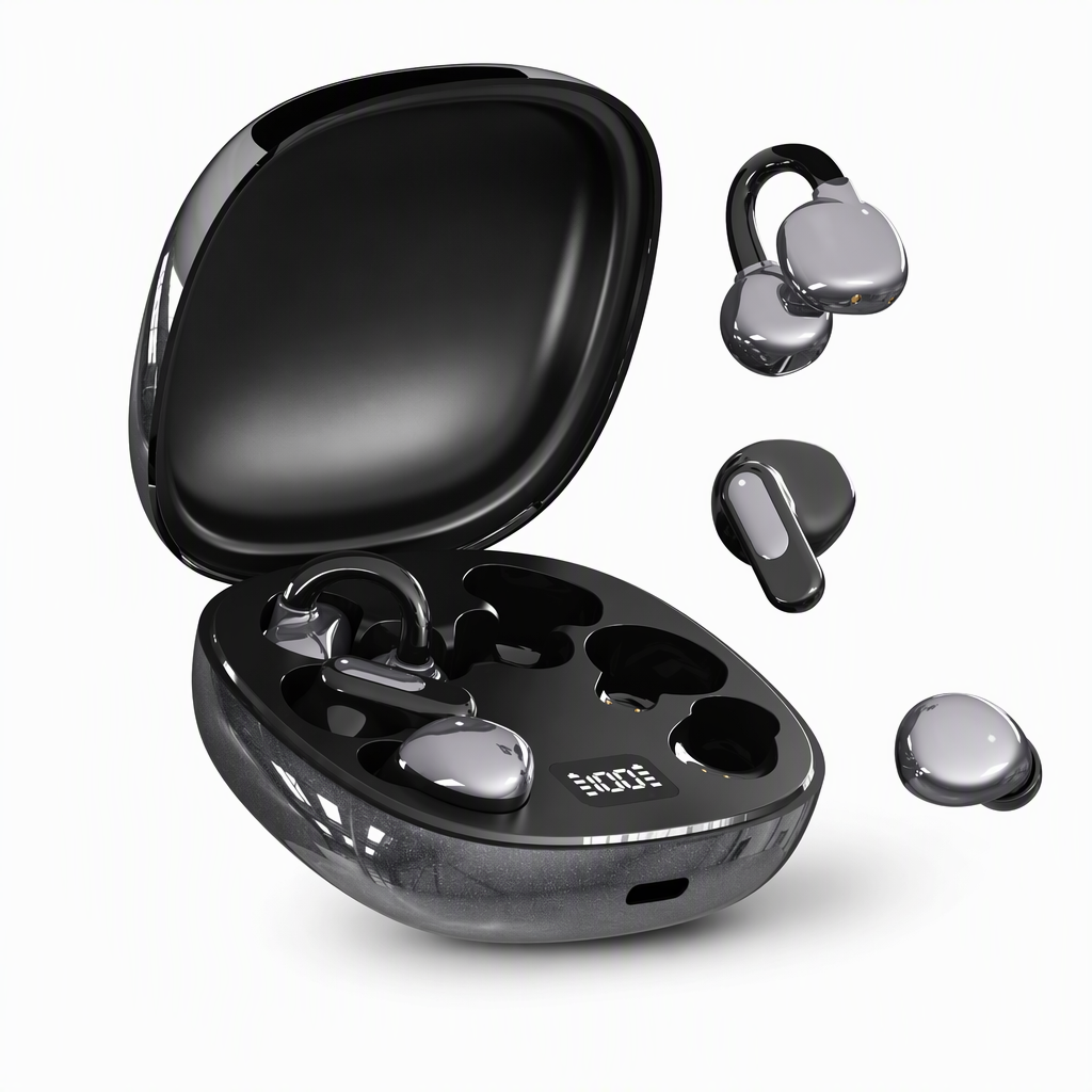 🏆 Super offre – 50 % DE RÉDUCTION 🎧 Écouteurs Bluetooth 3-en-1 – 6 embouts, pince d'oreille et écouteurs intra-auriculaires, réduction du bruit