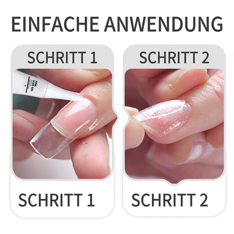 💅✨ Colle à Faux Ongles Professionnelle Extra Forte – Fixation Instantanée Sans Lampe UV, Tenue Jusqu'à 45 Jours & Dissolvant Doux Inclus for une Manucure Parfaite à Domicile ✨