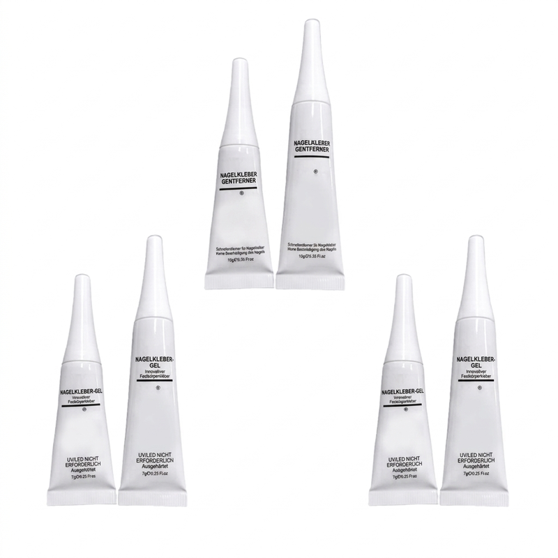 💅✨ Colle à Faux Ongles Professionnelle Extra Forte – Fixation Instantanée Sans Lampe UV, Tenue Jusqu'à 45 Jours & Dissolvant Doux Inclus for une Manucure Parfaite à Domicile ✨