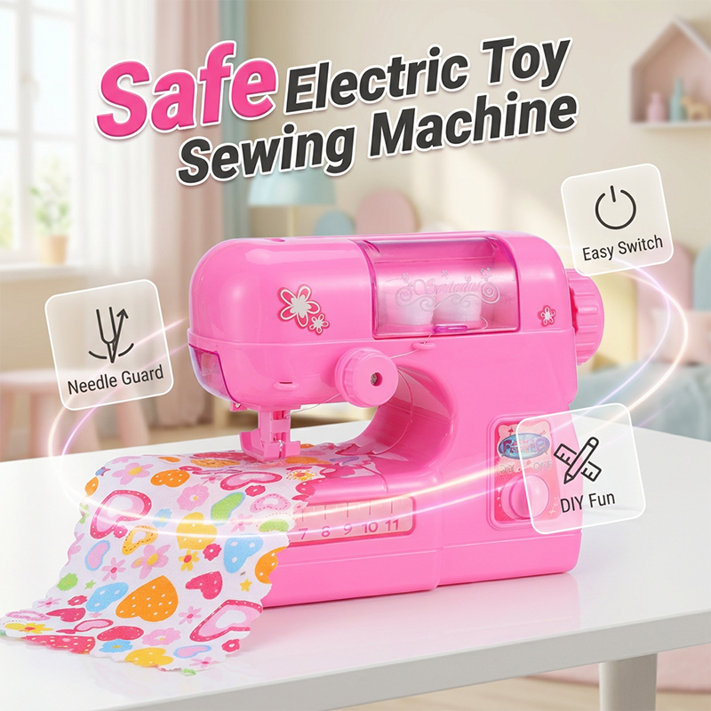 🔥 Le plus beau des cadeaux🎁 ✨Mini-machine à coudre électrique créative (jouet)