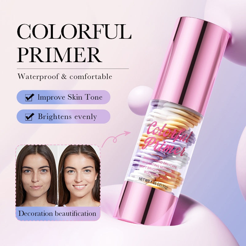 Base multifonctionnelle 3-en-1 pour le visage, à appliquer avant le maquillag