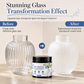 🔥50 % DE RÉDUCTION MAINTENANT ! Peinture pour verre dépoli à faire soi-même pour vases en verre – Revêtement mat translucide, peinture effet givré sans traces pour la décoration intérieure et les loisirs créatifs en verre.