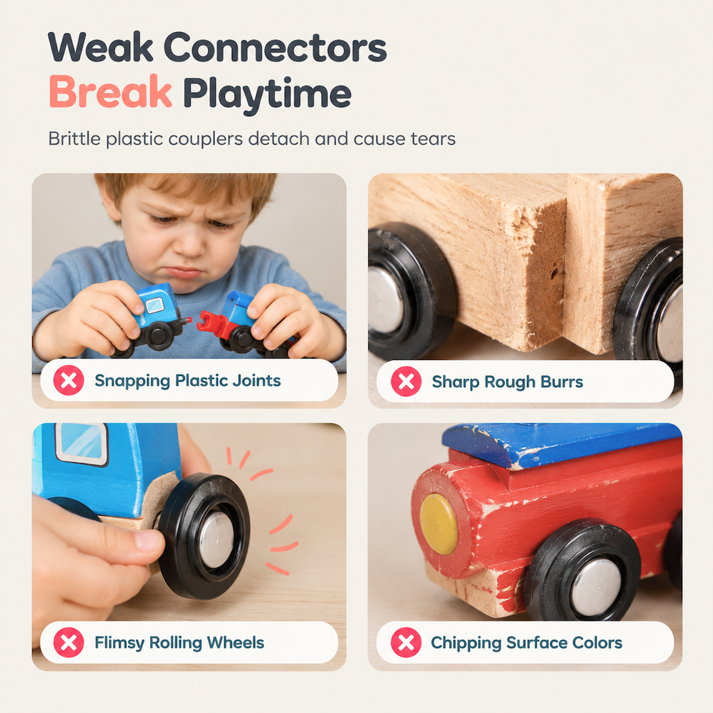 🚂 PROMO FLASH : 50% DE RÉDUCTION ! Train Magnétique à Chiffres en Bois Naturel pour Enfants – Jeu Éducatif Montessori for un Apprentissage Ludique des Nombres, Couleurs et Motricité Fine ✨