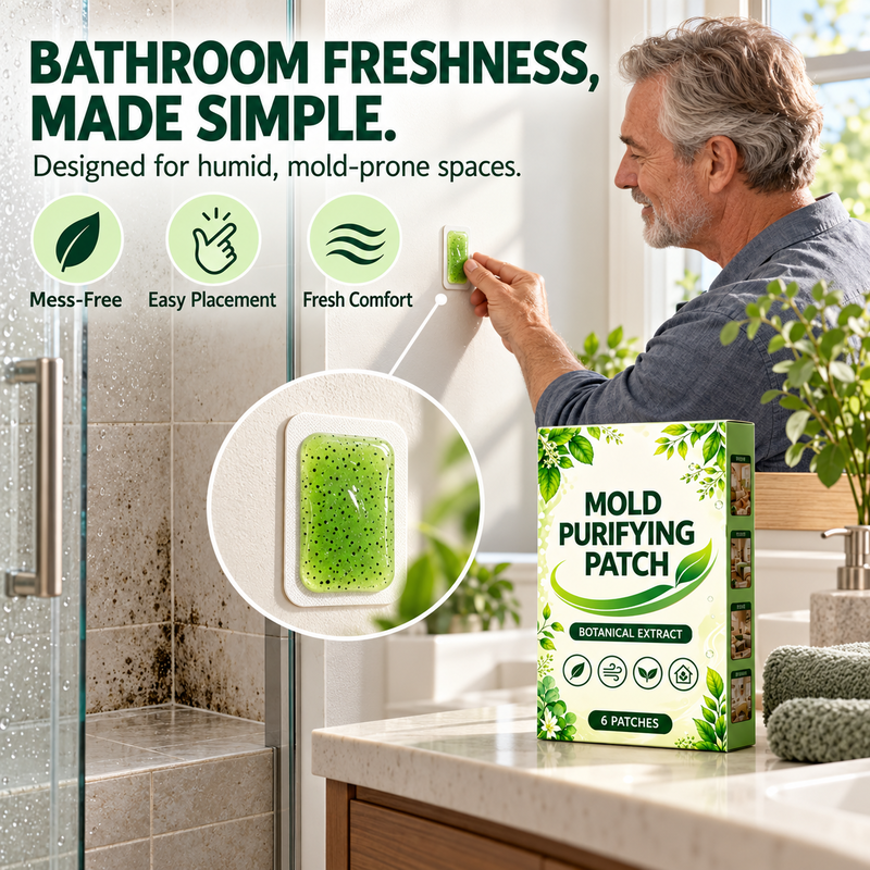 🏠🔥-50% ! 6 patchs anti-moisissure maison, éliminent les champignons sur murs, cuisine et salle de bain✨