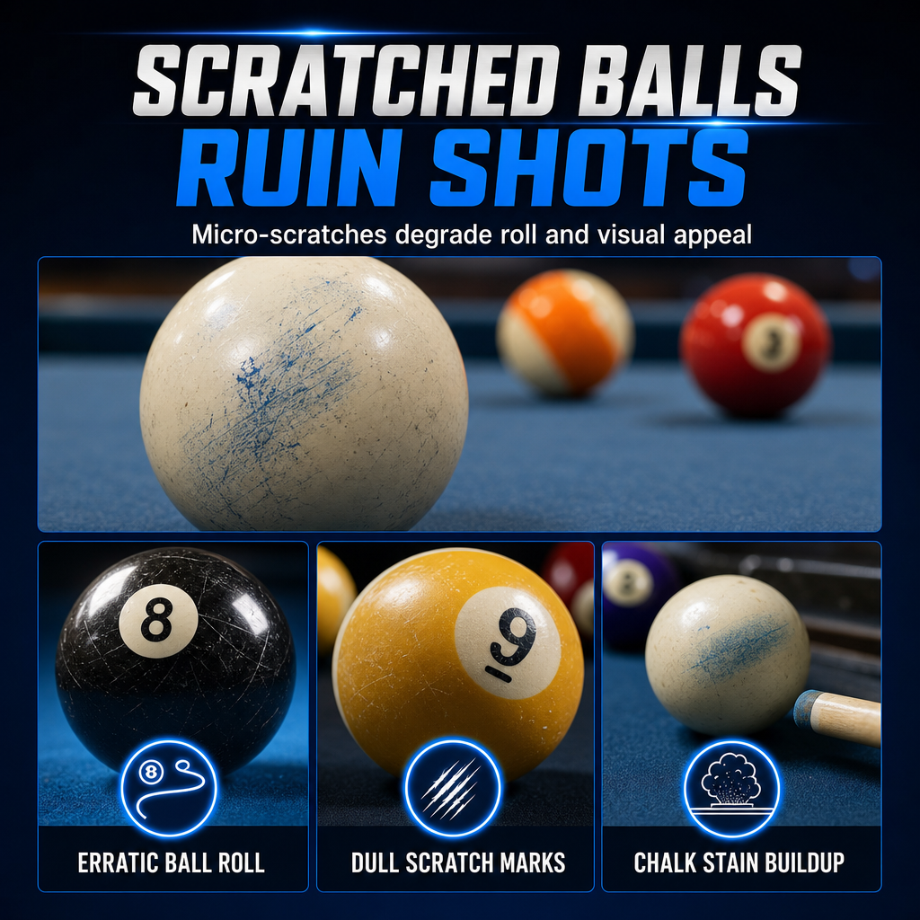 Crème à polir les boules de billard pour restaurer leur brillance
