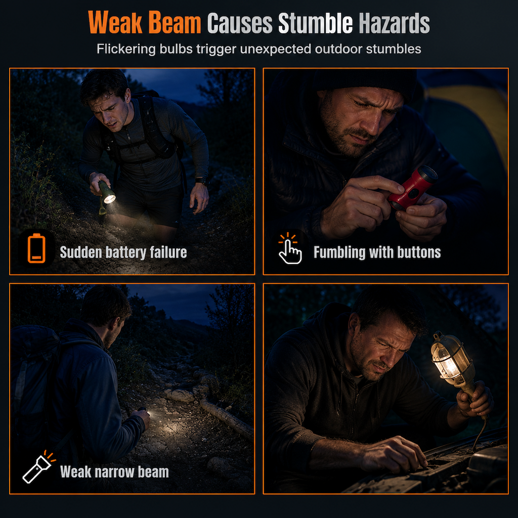 Lampe frontale rechargeable ultra-lumineuse avec capteur de mouvement, zoom et longue autonomie, idéale pour la pêche et l'alpinisme en extérieur.