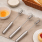 🥣 Fouet rotatif semi-automatique en acier inoxydable – Mélange rapide et sans effort, d'une simple pression ✨