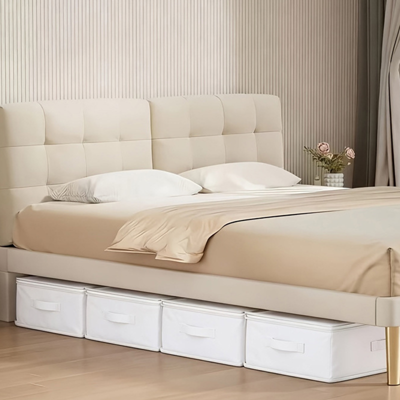 Sac de rangement pliable sous le lit avec fermeture éclair