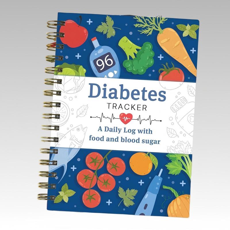 Carnet de suivi du diabète avec liste d'aliments