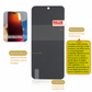 Gradient Privacy Hydrogel Screen Protector Colorful Anti TPU Film with Easy Installation Positioning Sticker Compatible with 18 Pro Max 17 Air 16 15 14 Series