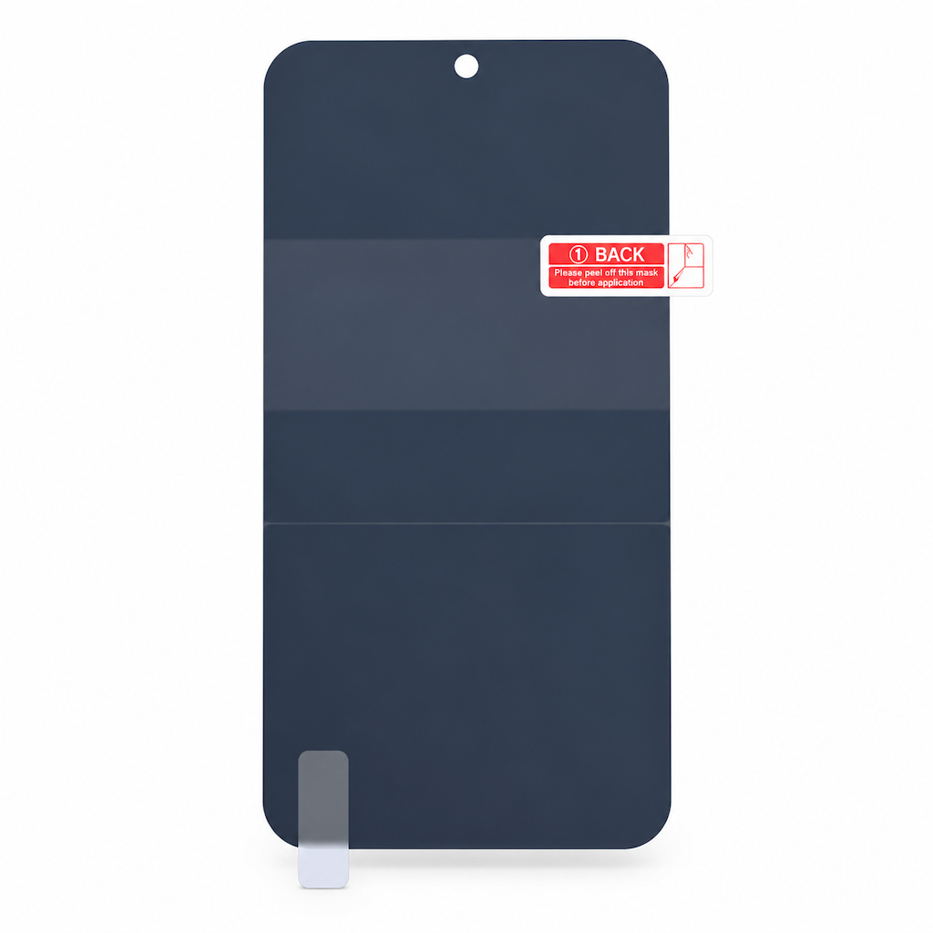 Gradient Privacy Hydrogel Screen Protector Colorful Anti TPU Film with Easy Installation Positioning Sticker Compatible with 18 Pro Max 17 Air 16 15 14 Series