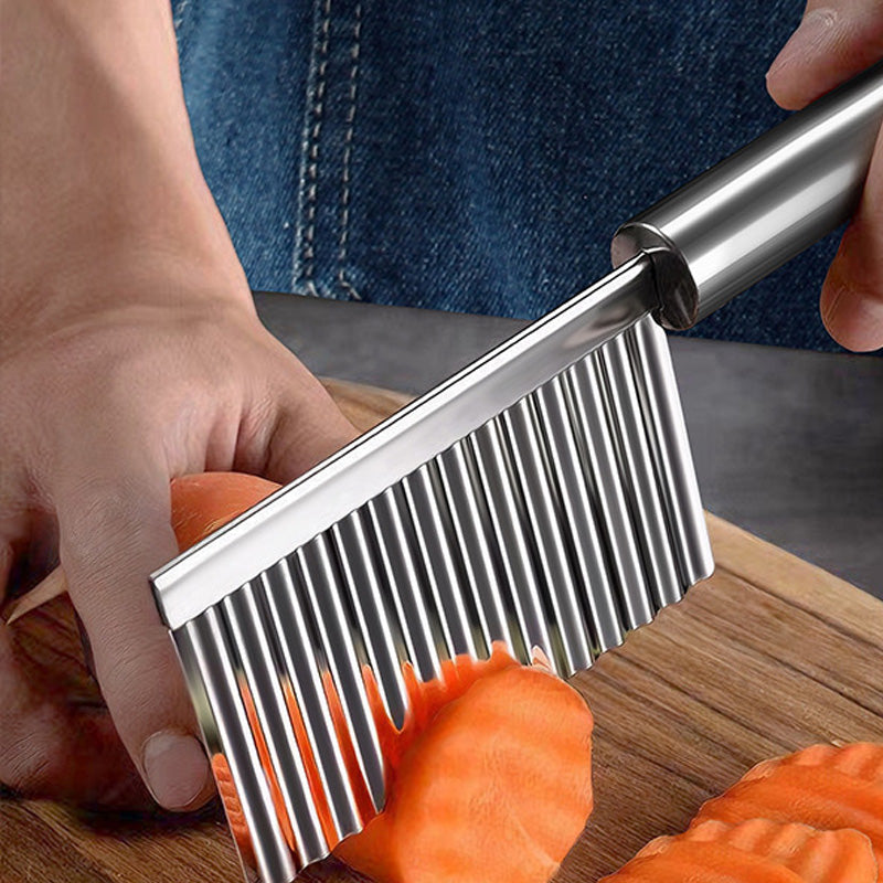 🔥 50% DE RÉDUCTION ! ✨Couteau à découpe crénelée en acier inoxydable