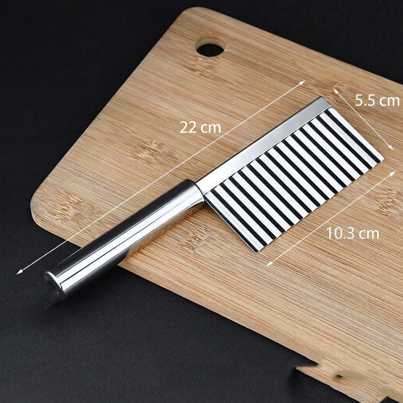 🔥 50% DE RÉDUCTION ! ✨Couteau à découpe crénelée en acier inoxydable