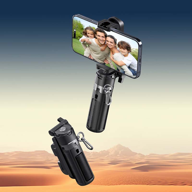 Perche à selfie extensible avec trépied et télécommande sans fil