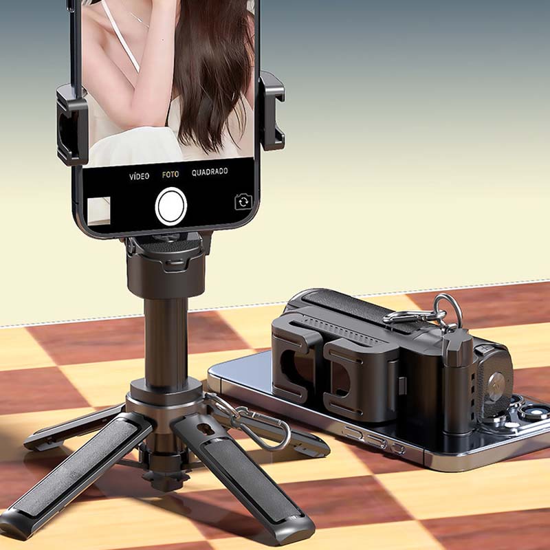 Perche à selfie extensible avec trépied et télécommande sans fil